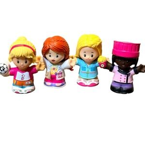 Fisher Price Little People Barbie You Can Be Anything Career Figures Set of 4